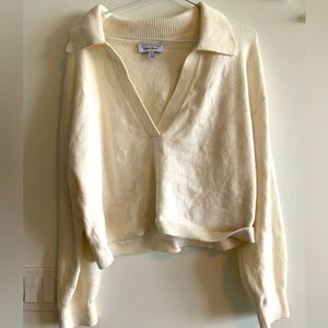 & other stories white sweater